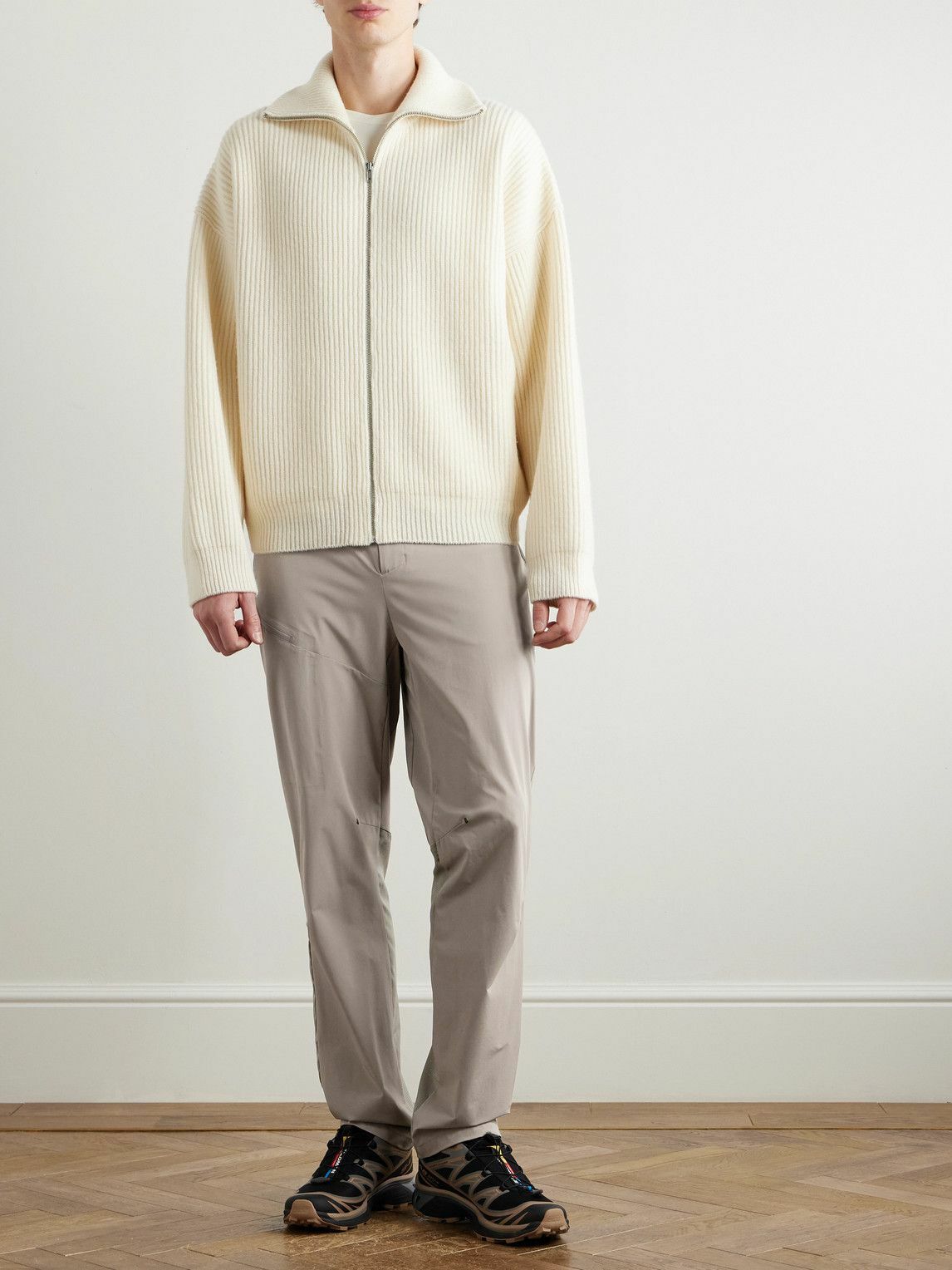 ON - Trek Tapered Ripstop-Trimmed Stretch-Shell Trousers - Neutrals