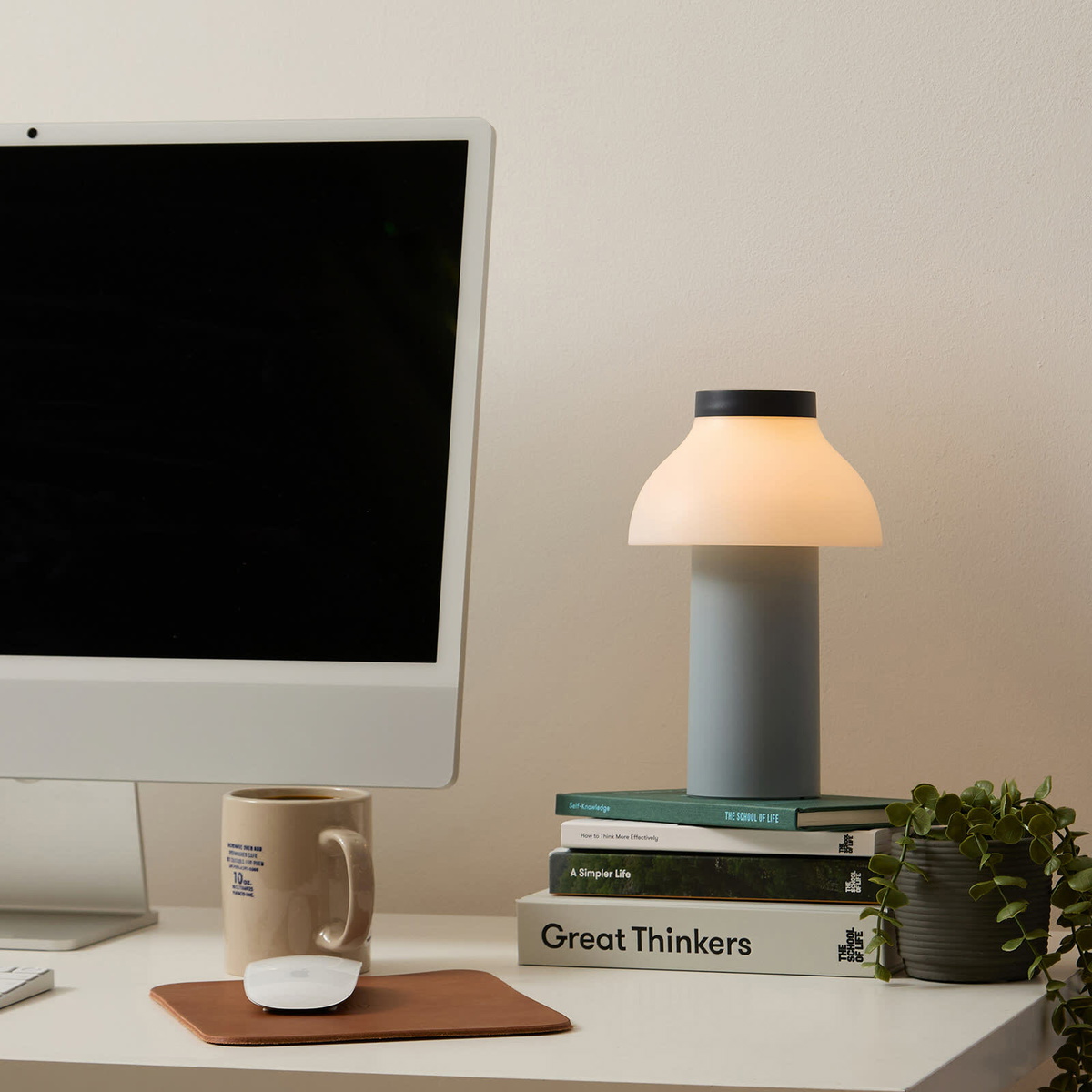 HAY PC Portable Lamp No 2 in Slate Blue 