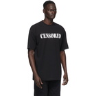 VETEMENTS Black Censored T-Shirt