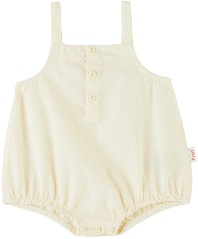 Photo: TINYCOTTONS Baby Yellow Solid Bodysuit