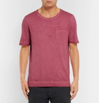Massimo Alba - Panarea Garment-Dyed Cotton-Jersey T-Shirt - Pink
