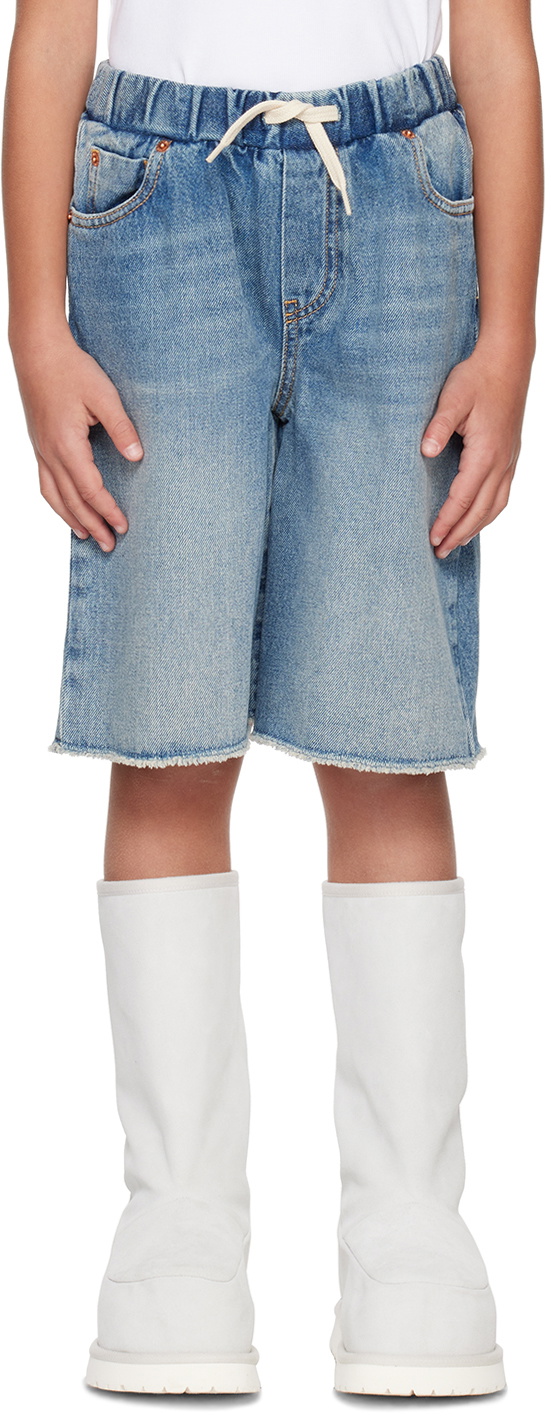 Kids Maroon Designer-Style Casual Shorts with Drawstring main image 1