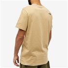 The North Face Men's Berkeley California Pocket T-Shirt in Khaki Stone/Tnf Black