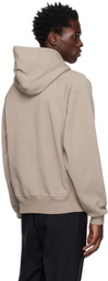 AMI Paris Beige Ami De Cœur Hoodie
