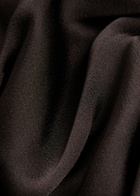 Liberowe Tamara Pleated Asymmetric Satin top Brown