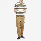 Barbour Men's OS Friars Stripe T-Shirt in Mid Olive