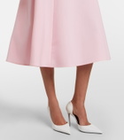 Carolina Herrera Bow-detail crêpe midi dress