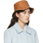 Loewe Tan Leather Fisherman Bucket Hat