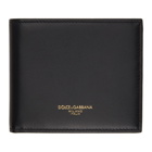 Dolce and Gabbana Black Leather Bifold Wallet