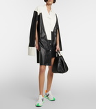 Loewe - Flow suede-paneled sneakers