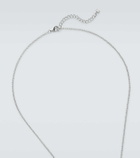 Mateo Anchor Lock Small sterling silver chain necklace