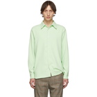 Tibi SSENSE Exclusive Green Classic Shirt