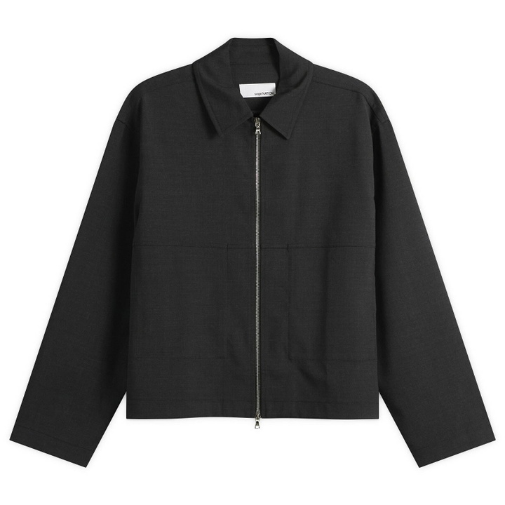 Photo: Sage Nation Men's Petrol Jacket in Charcoal