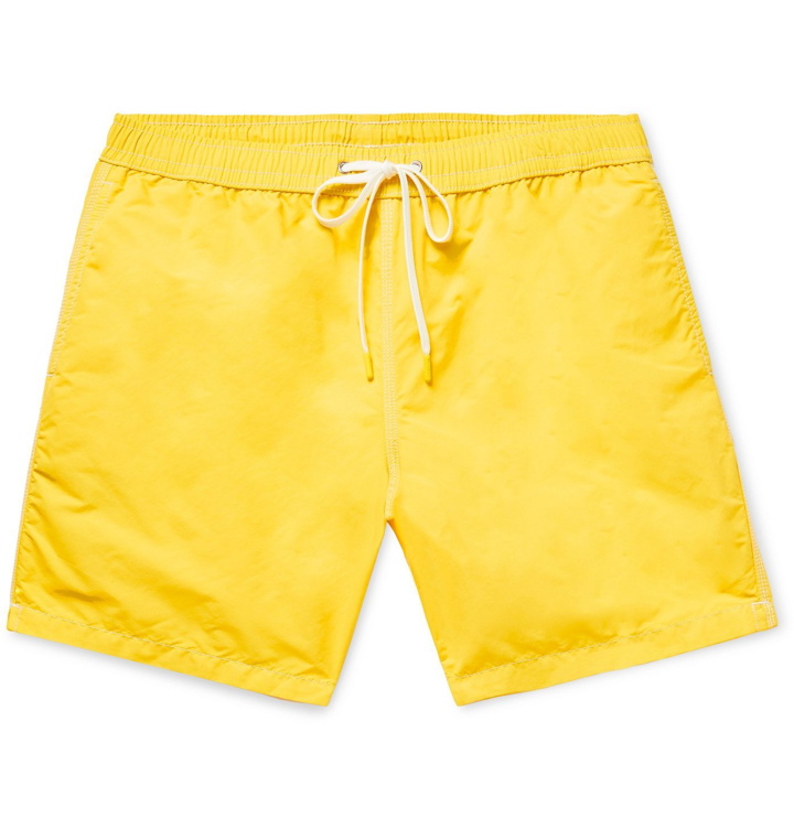 Photo: HARTFORD - Mid-Length Swim Shorts - Yellow