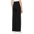 Stella McCartney Black and White Micro Tweed Tailored Trousers