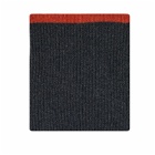 MHL by Margaret Howell Men's Tipped Neck Warmer in Charcoal/Ember