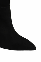 Via Roma 15 High Heels Ankle Boots In Black Suede