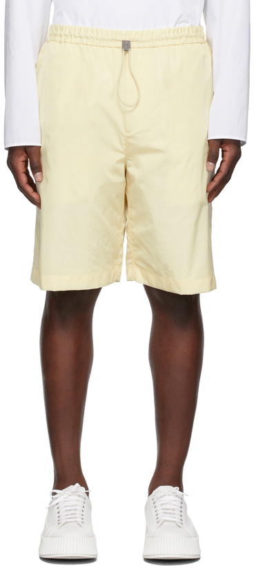 Photo: Jil Sander Off-White Nylon Shorts