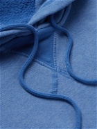 John Elliott - Vintage Cotton-Blend Jersey Hoodie - Blue
