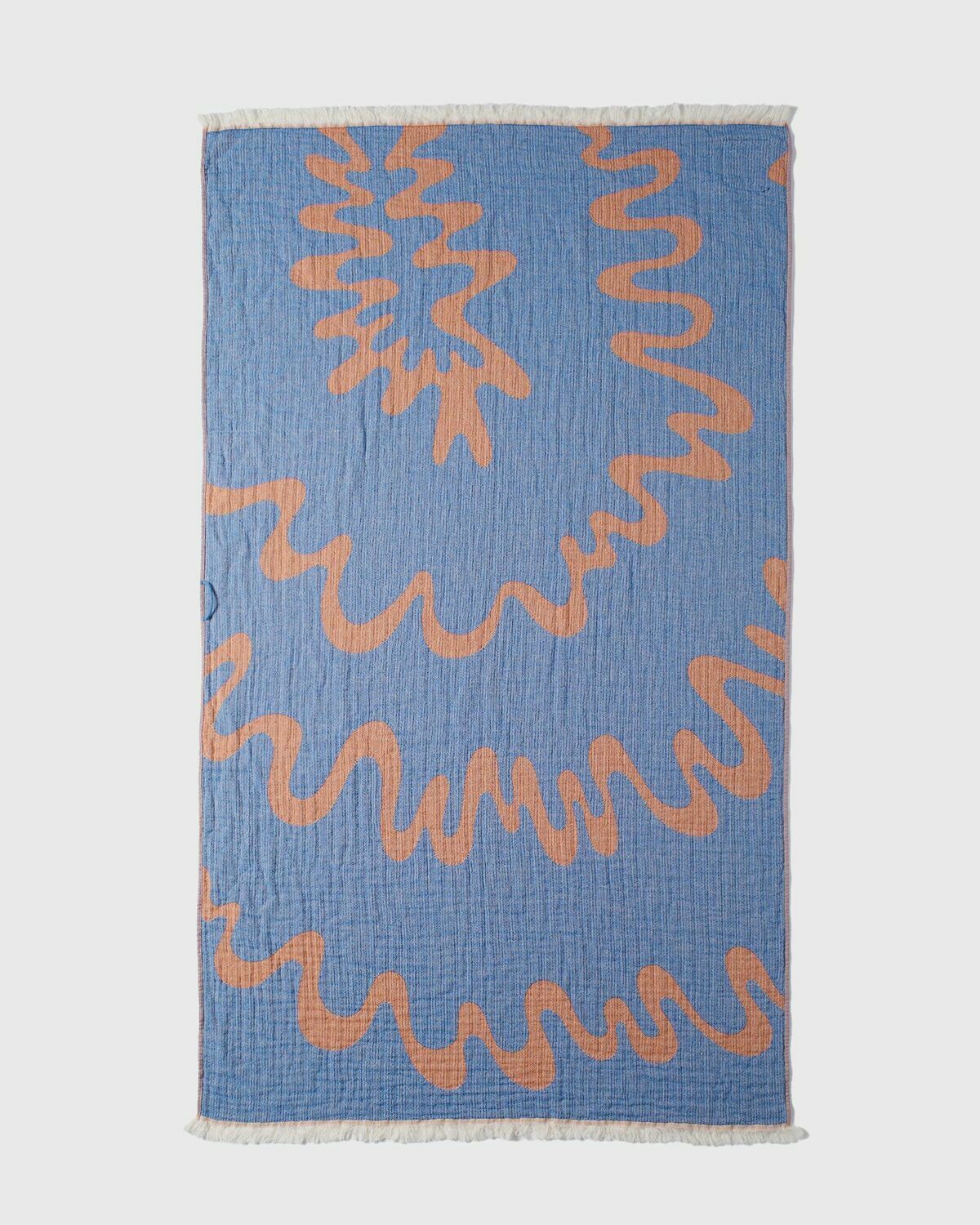 By Parra Splashed hammam beach towel multi/orange Mens Bathing