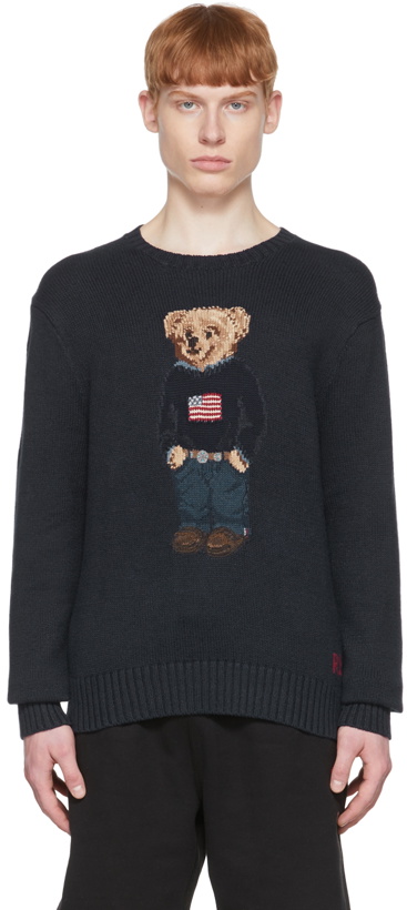 Photo: Polo Ralph Lauren Navy Polo Bear Sweater