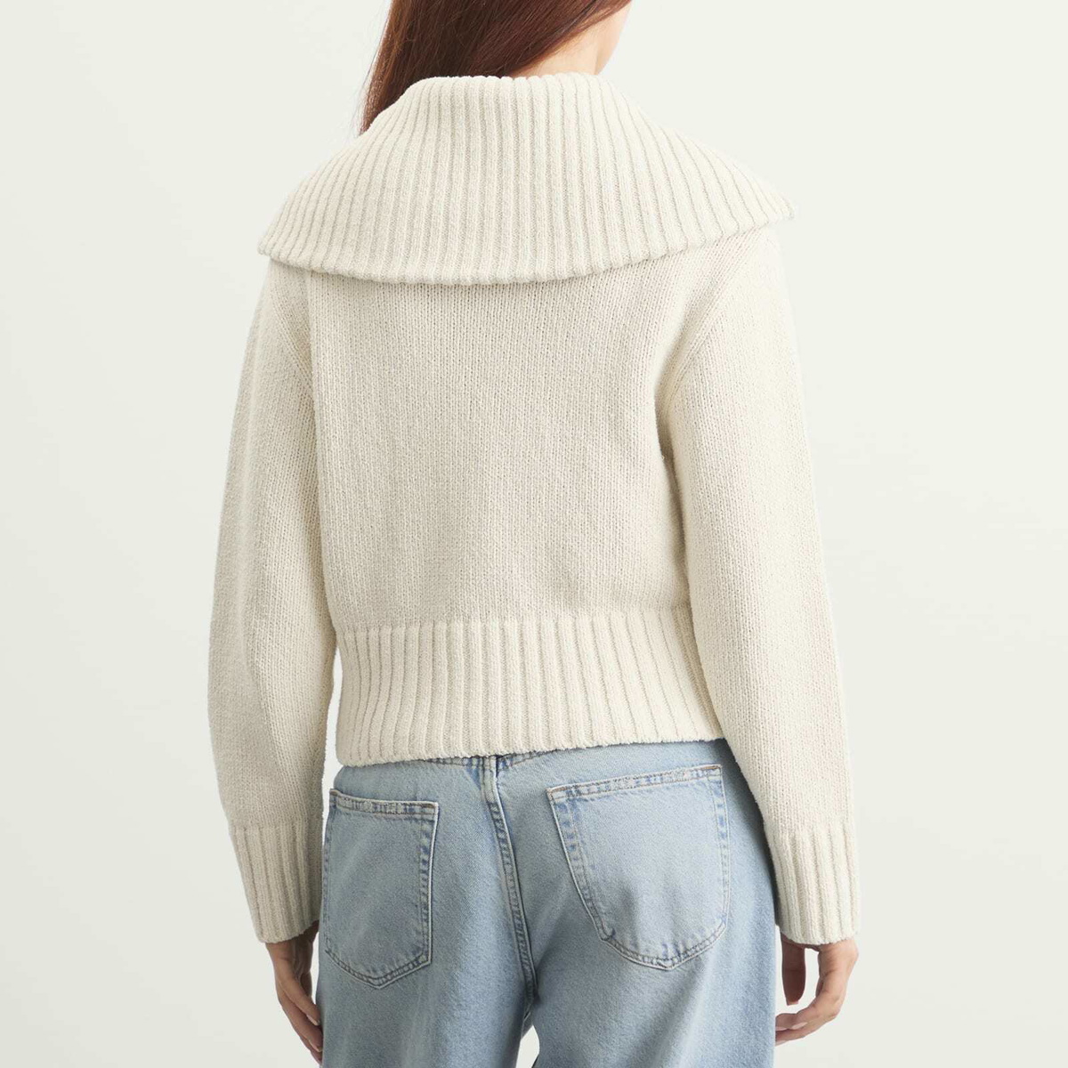 Samsøe Samsøe Women's Sajasmin Zip Up Jacket in Bone White