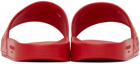 Givenchy Red 4G Logo Slides