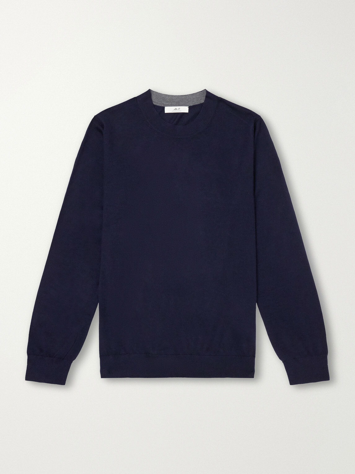 Mr P. - Cashmere and Silk-Blend Sweater - Blue