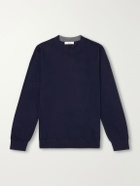 Mr P. - Cashmere and Silk-Blend Sweater - Blue