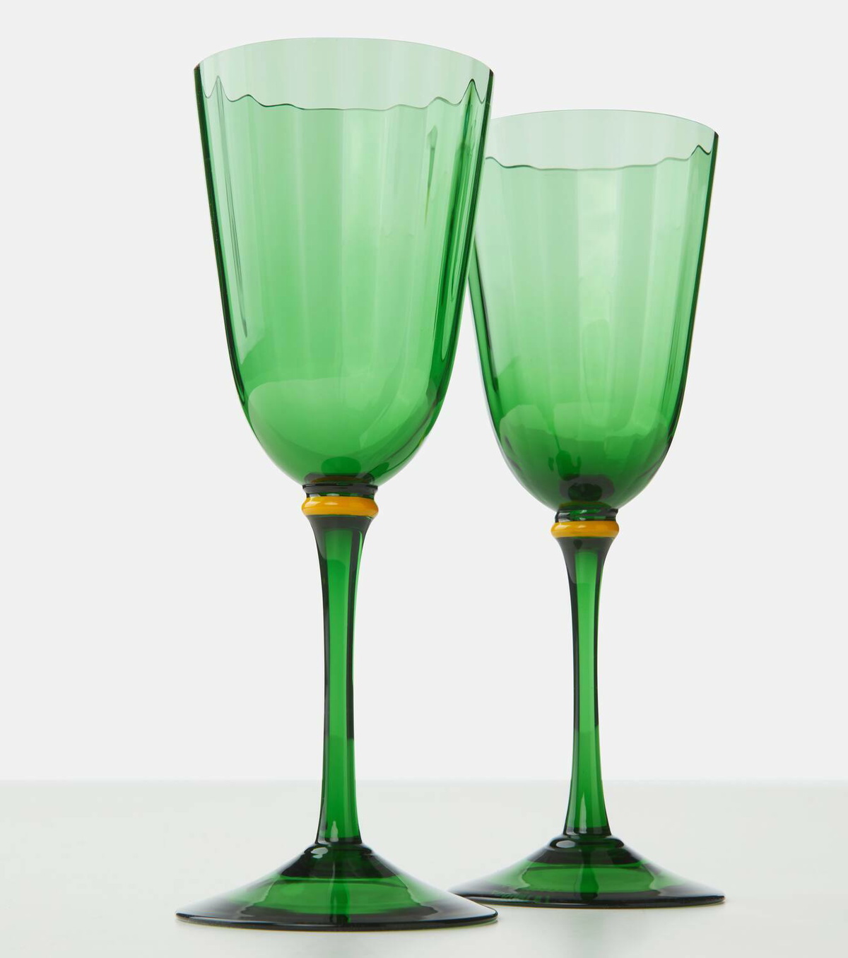 La DoubleJ Rainbow set of 2 wine glasses