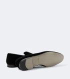 Manolo Blahnik Mario velvet loafers