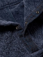 COTTLE - Supima Cotton and Wool-Blend Fleece Jacket - Blue