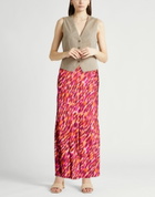 Jucca Womens Maxi skirt Rust