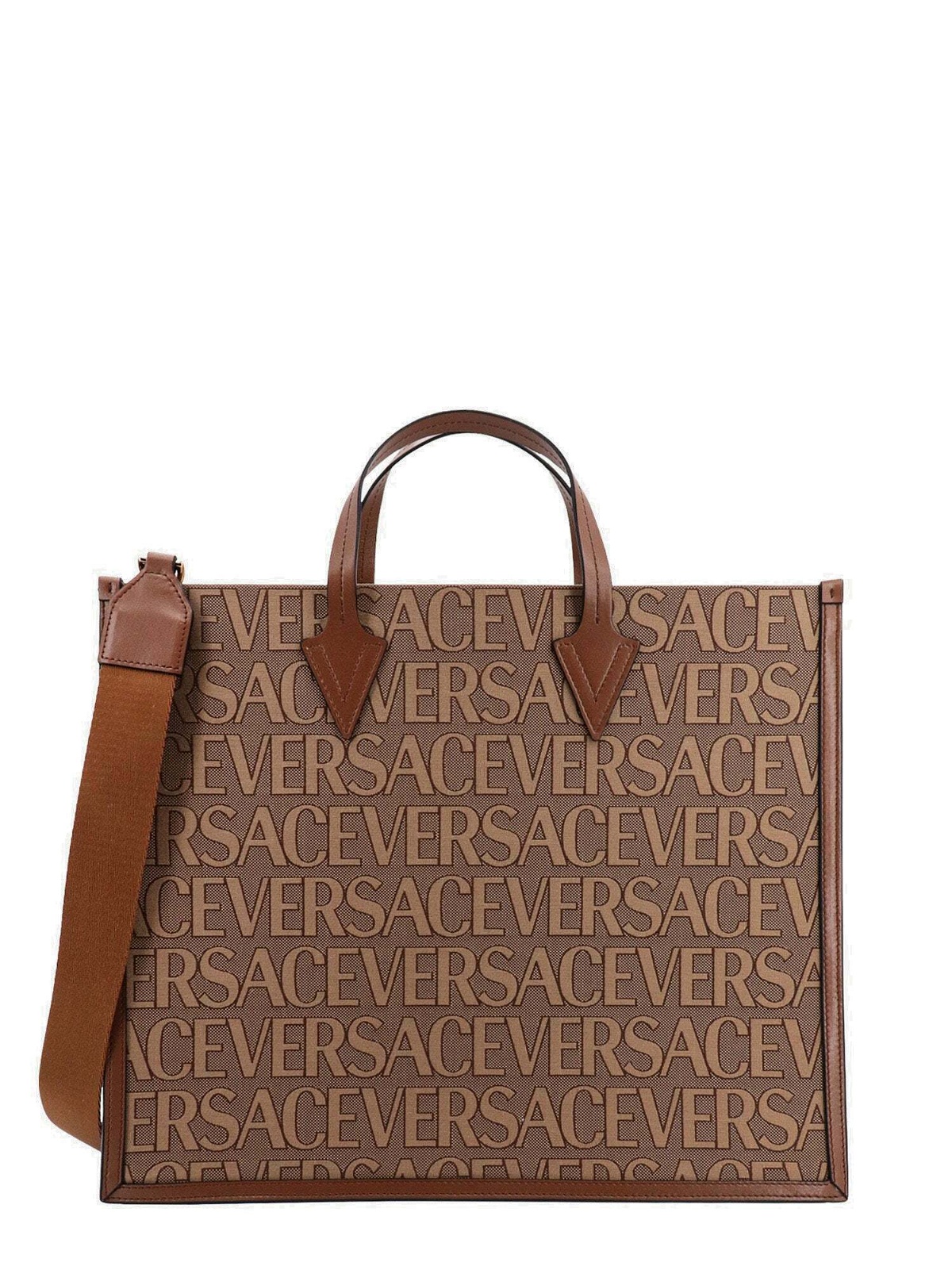 Versace Handbag Brown Mens Versace