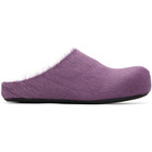 Marni Purple Fussbett Sabot Slip-on Loafers