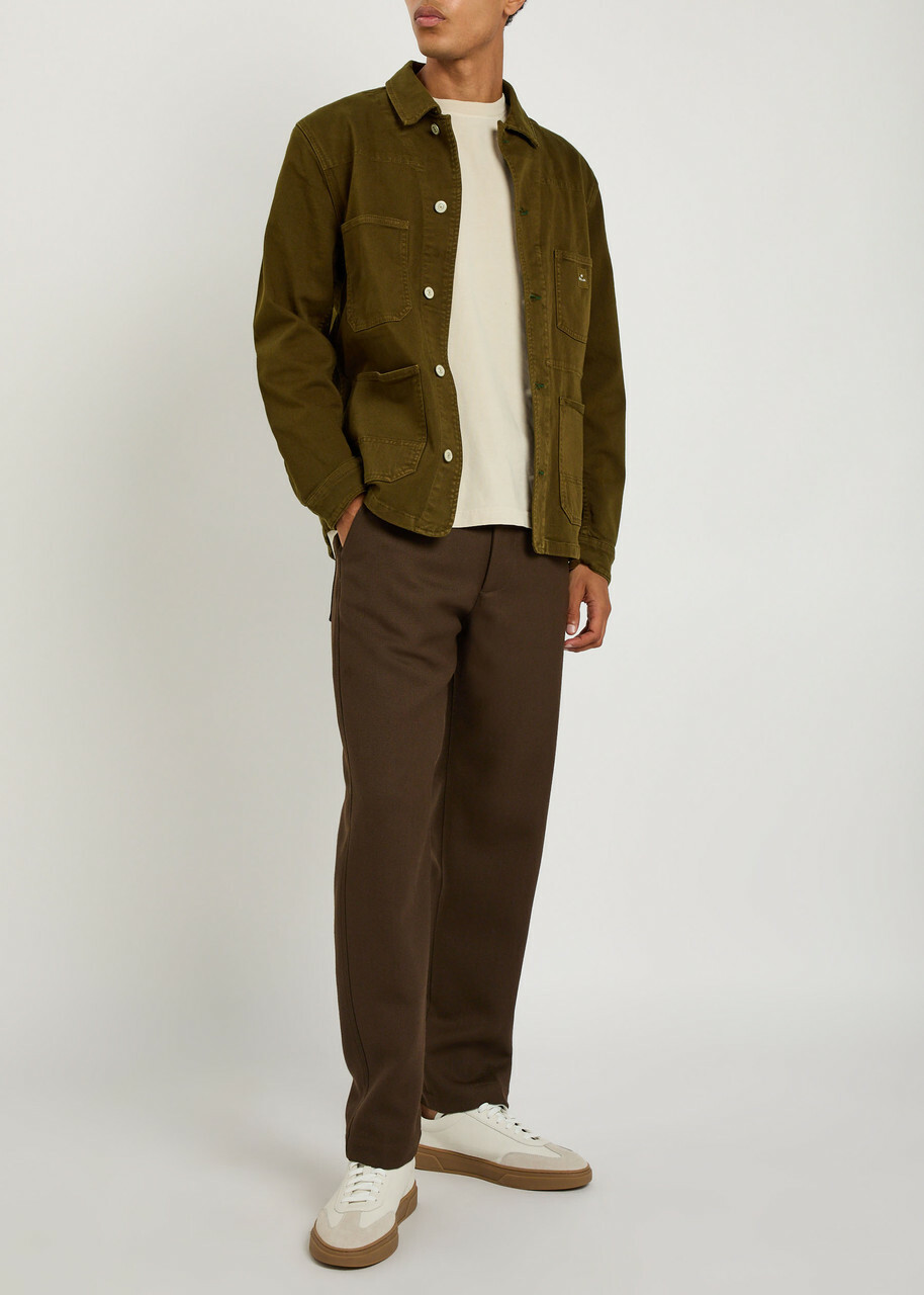 PS Paul Smith Chore Stretch-cotton Overshirt Green
