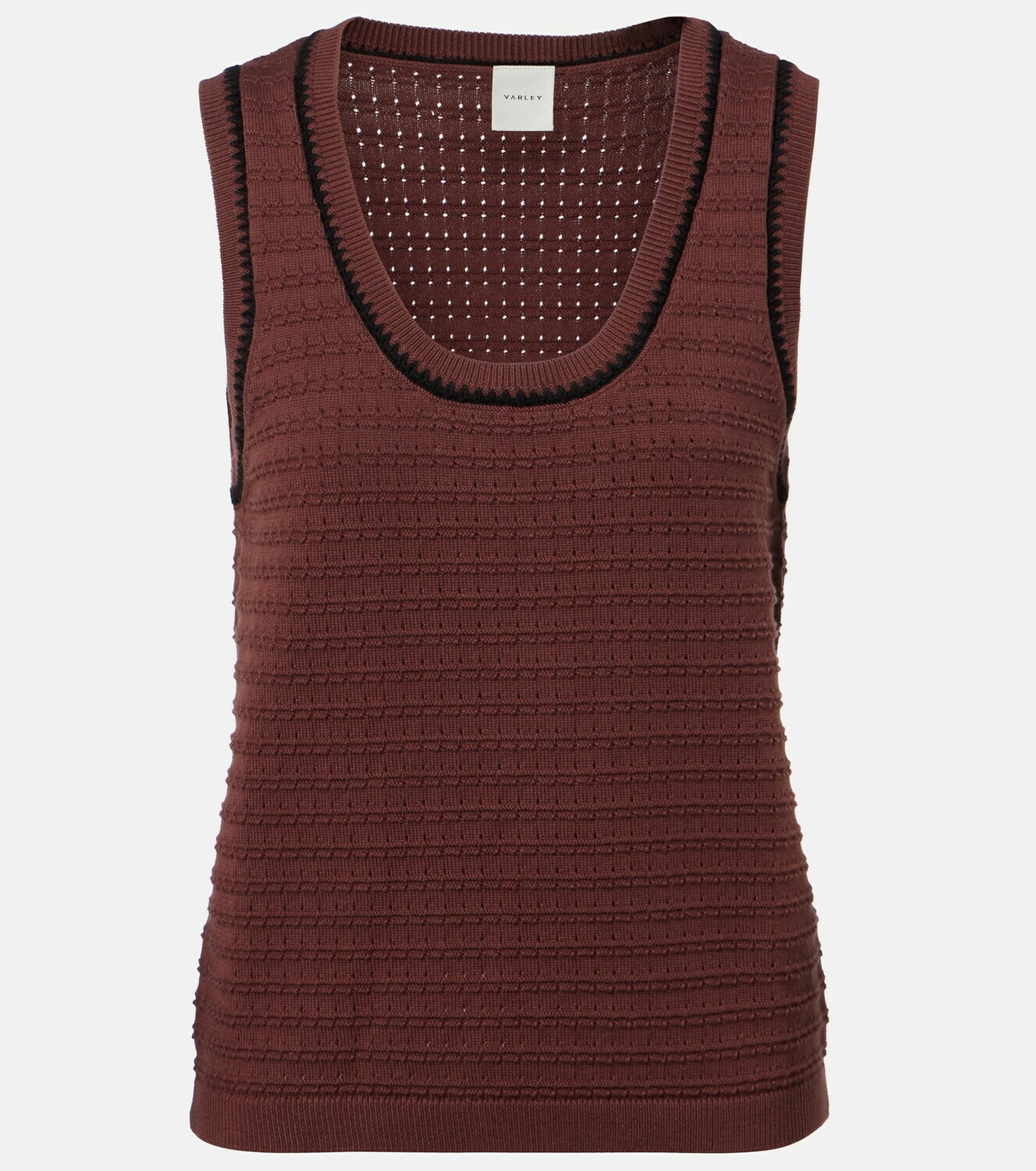 Varley Gideon pointelle cotton tank top