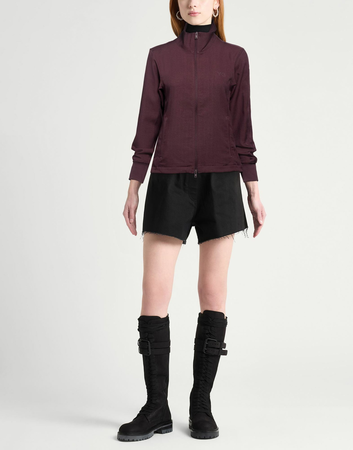 Y-3 Womens Jacket Plum