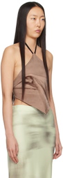 ELLISS SSENSE Exclusive Burgundy Tank Top