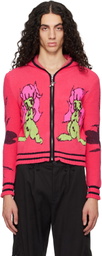 Chopova Lowena Pink 'My Name Is Tiny' Hoodie