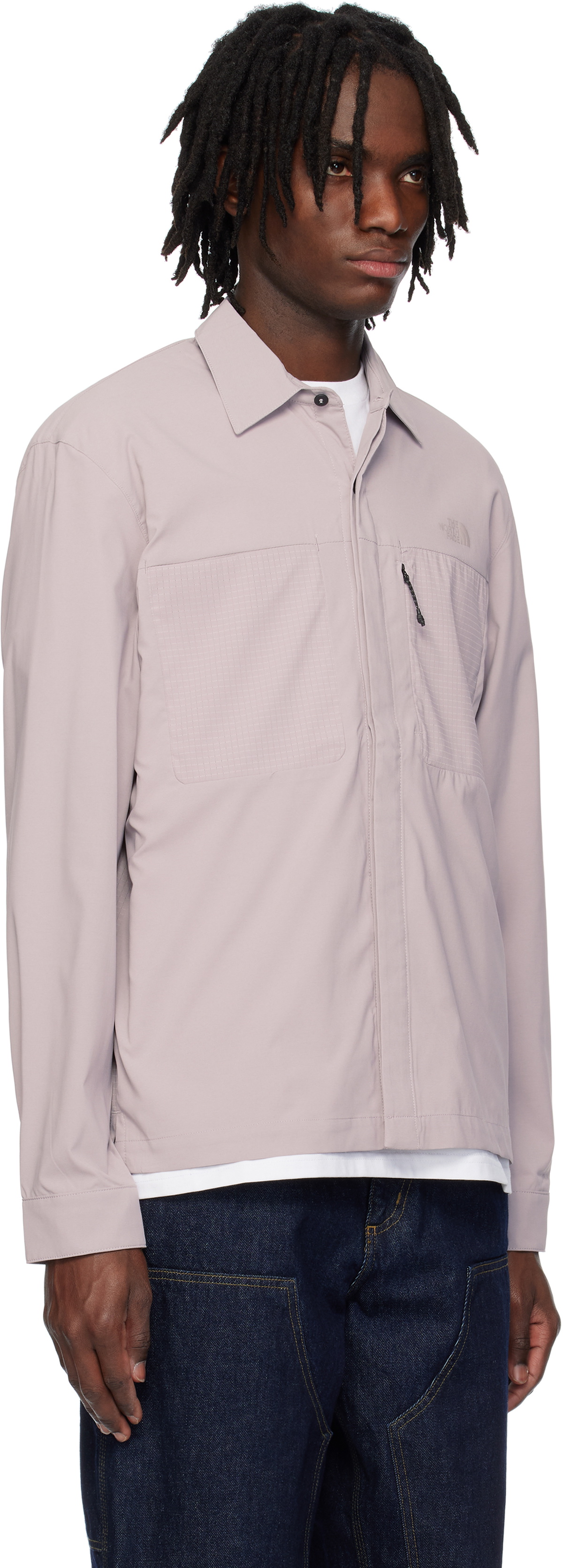 The North Face Taupe Long-Sleeve LIGHTRANGE Shirt