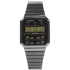 G-Shock Casio Vintage A100 Digital Watch in Black