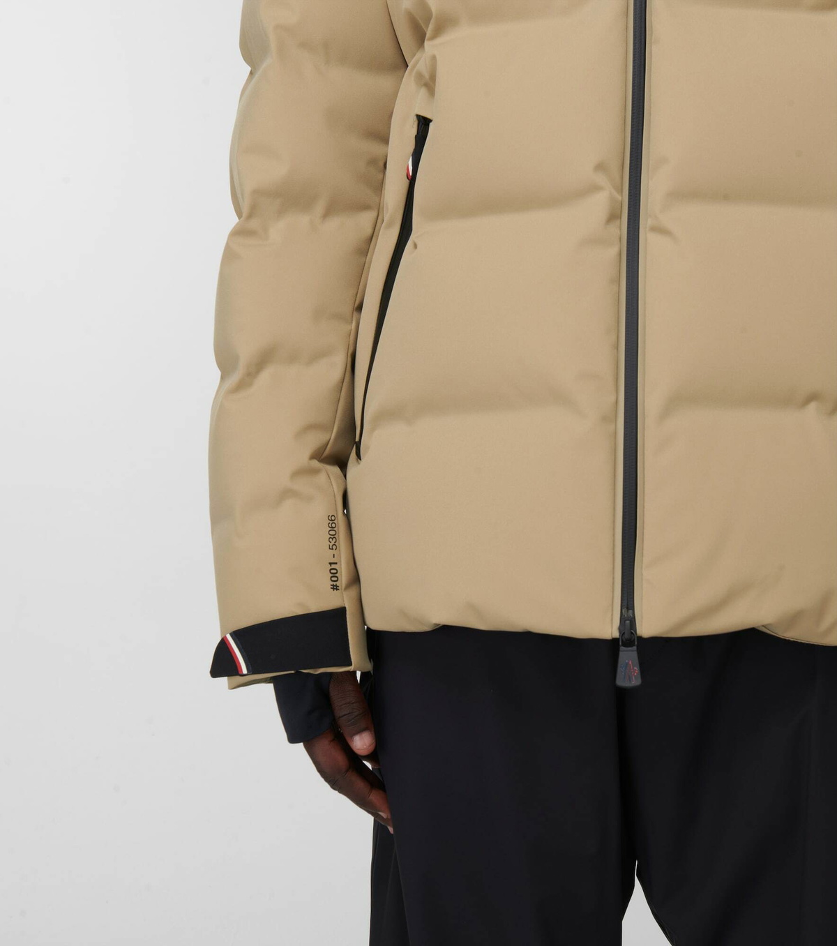 フリースキルティングジャケット ベージュ　モンクレール Women's x Palm Angels - Abrolhos corduroy down jacket | MONCLER
