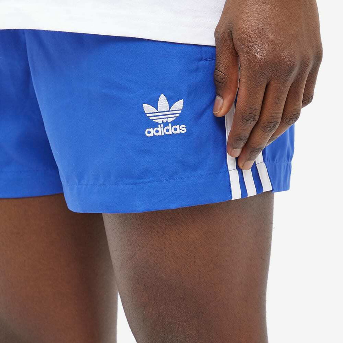 Adidas Men's Ori 3S VSL Short in Semi Lucid Blue/White adidas