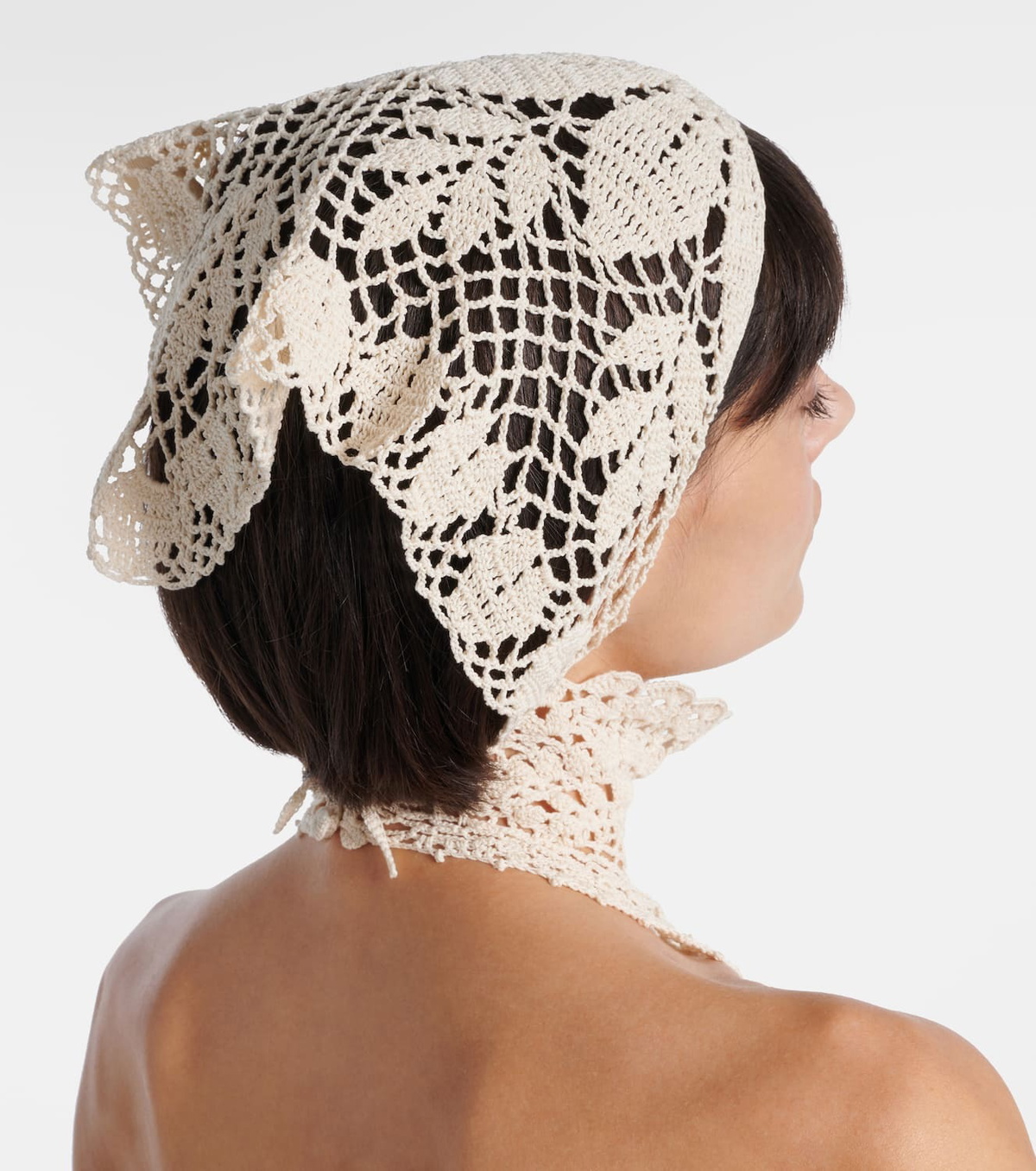 Magda Butrym Crochet cotton scarf