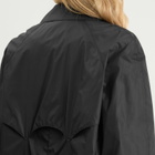 Nothing Written Women's Urban Nylon Trench Coat in Black