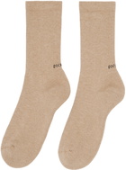 SOCKSSS Two-Pack Beige Socks