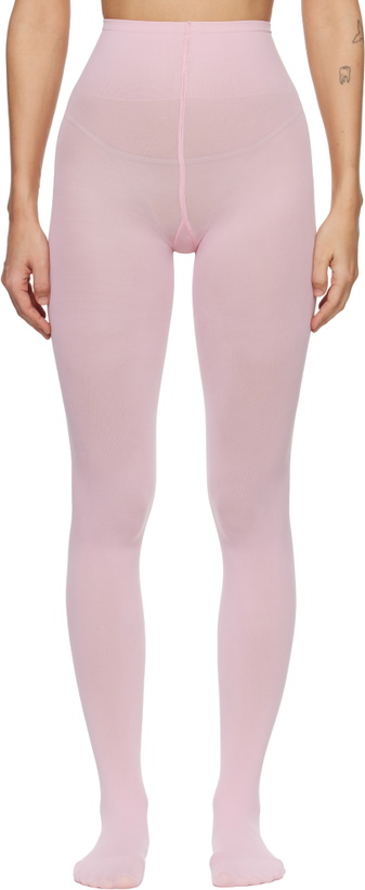 Photo: Swedish Stockings Pink Olivia Premium Tights