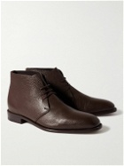 Manolo Blahnik - Berwick Full-Grain Leather Chukka Boots - Brown