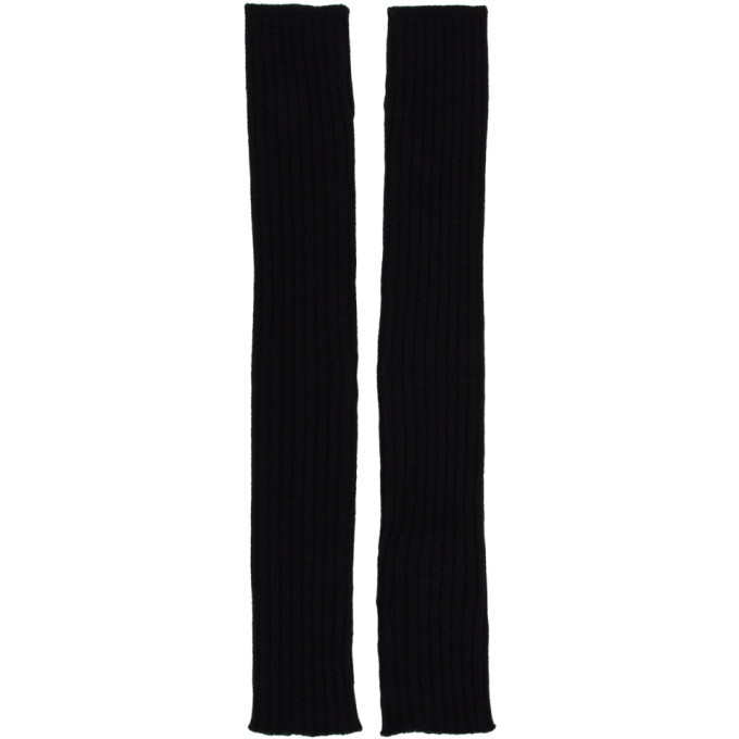 Rick Owens Black Arm Warmers Rick Owens